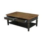 Home Accents - Vista Coffee Table in Hickory & Coal - Image 2