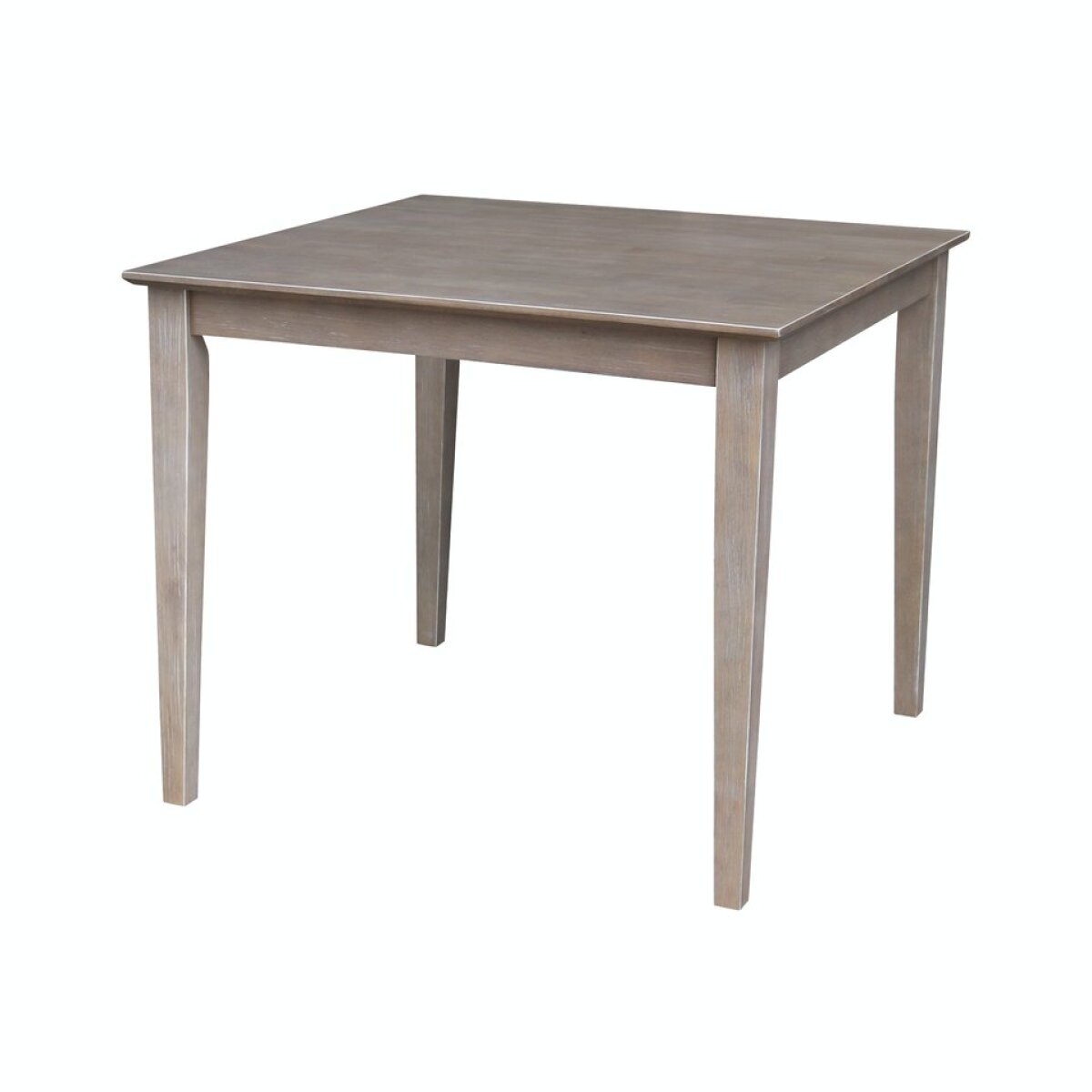 7285127ba9d139661c074bf96b05b984 Dining Essentials - 36'' Square Table Top w/ 30'' Shaker Legs in Taupe Gray - T09-3636T - Image 1