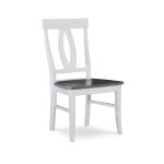 Cosmopolitan Collection - Verona Chair in Heather Gray & White
