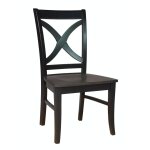 Cosmopolitan Collection - Salerno Chair in Coal & Black