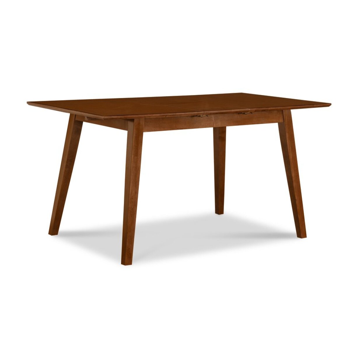 7d9c545177ee5aae609c0b87ead2d5f7 Dining Essentials - Mid-Century Modern Extension Table in Bourbon Oak - Image 1