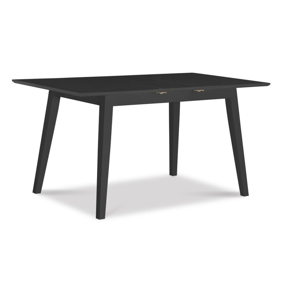 7dd756a8bdef64ac0184b840447ee8e0 Dining Essentials - Mid-Century Modern Extension Table in Black - Image 1