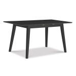 Dining Essentials - Mid-Century Modern Extension Table in Black