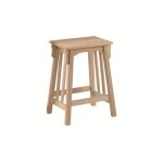 24'' Backless Mission Counter Stool