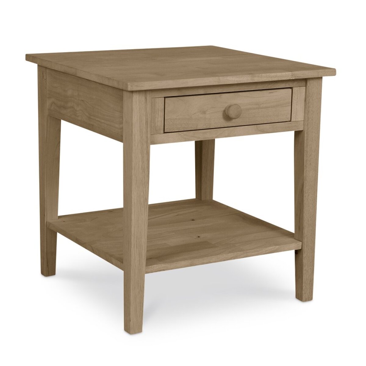 8771ba0a5adb046e2b4e2115e255bcf3 Destinations - Spencer End Table in Honey - Image 1