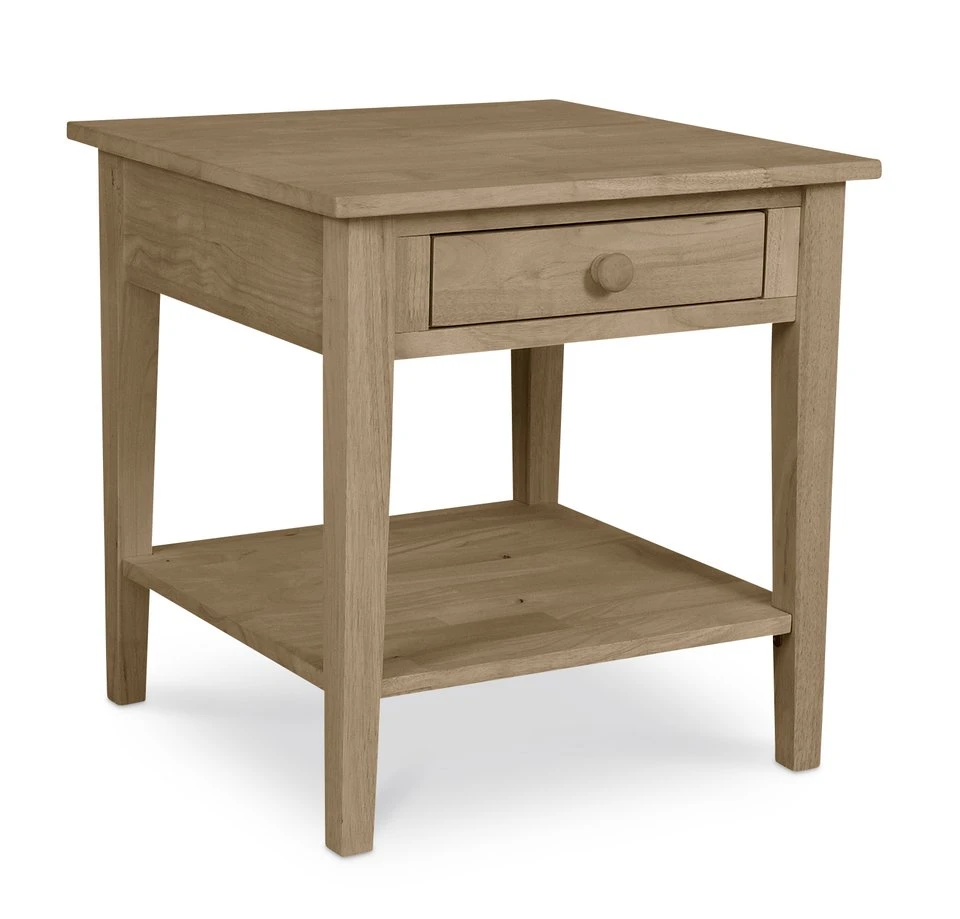 8771ba0a5adb046e2b4e2115e255bcf3 Destinations - Spencer End Table in Honey - Image 1