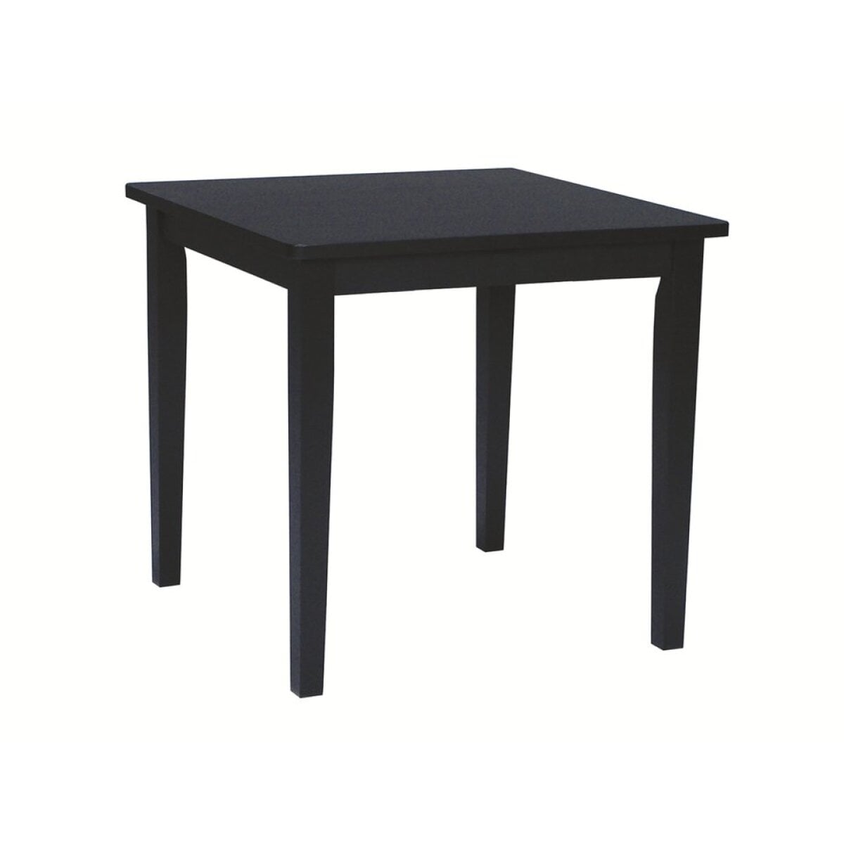 89a2388d0eec82f45143084f232d9ba0 Dining Essentials - 36'' Square Top w/ 30'' Shaker Legs in Black - T46-3636T - Image 1