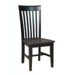 Cosmopolitan Collection - Tall Mission Chair in Coal & Black