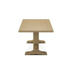 Trestle Solid Table Top w/ Trestle Table Base - T-7236B - Image 32