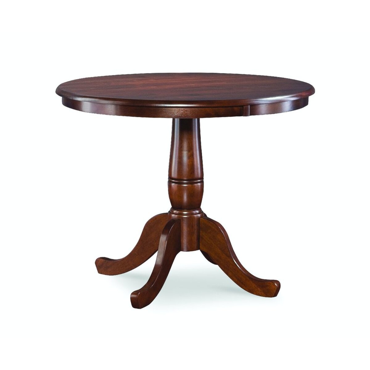 8f1f4888d21fbeb64ed0a9dce525c25a Dining Essentials - 36'' Round Table Top w/30"H Traditional Pedestal in Espresso - T581-36RT - Image 1