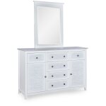 High Tide Bedroom - 6 Drawer / 2 Door Dresser - BD08-1250