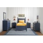 Tykes Bedroom - Denim Cottage Twin Bed - BD81-201THN - Image 5