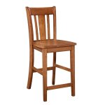 Dining Essentials - San Remo Stool in Bourbon Oak