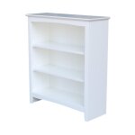 Tykes Collection - 32'' Shaker Bookcase in Pure White
