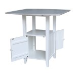 Hampton Collection 36" H Drop Leaf Bistro Table - Image 3