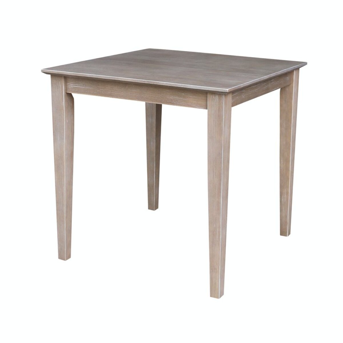 94d5fa462c8578f3c1378a4bc620824e Dining Essentials - 30'' Square Table Top w/ 30'' Shaker Legs in Taupe Gray - T09-30S - Image 1