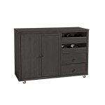 SoMa - Wine and Storage Cabinet in Coal