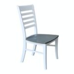 Cosmopolitan Collection - Roma Chair in Heather Gray & White - Image 5