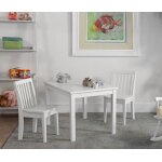 Tykes Collection - Juvenile Table and Chairs in White - CC08-263