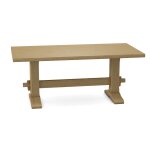 Trestle Solid Table Top w/ Trestle Table Base - T-7236B - Image 22