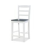 Dining Essentials - Madrid Stool in Heather Gray and White