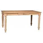 Solid Top Farmhouse Table