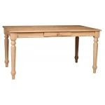Solid Top Farmhouse Table