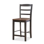Dining Essentials - Madrid Stool in Hickory and Coal