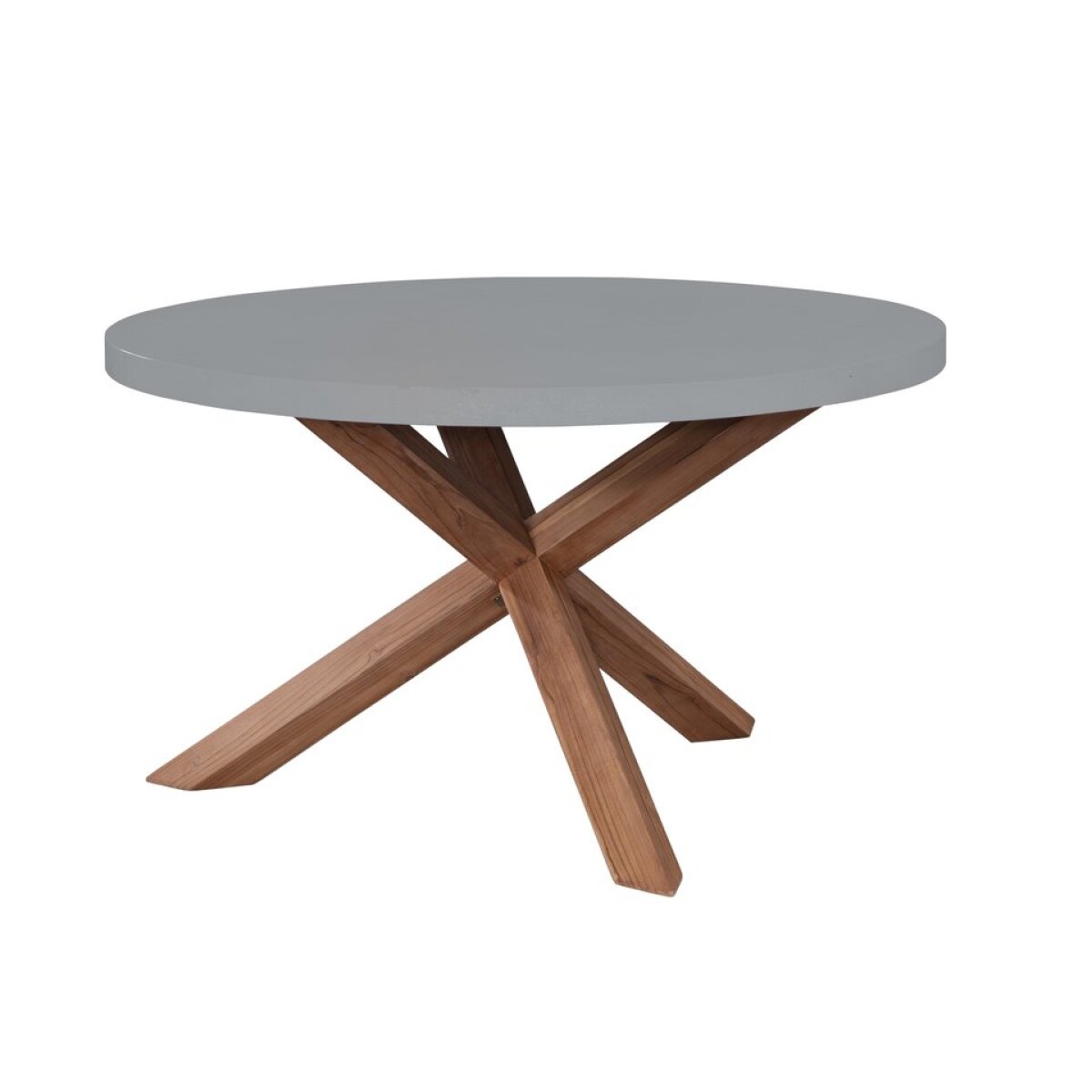 a8887508c9e19516506354280ec4f923 PARKS: Outdoor Living - Shenandoah Round Dining Table in Gray - ODT-351RT-G - Image 1