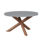 PARKS: Outdoor Living - Shenandoah Round Dining Table in Gray - ODT-351RT-G