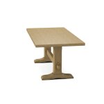 Trestle Solid Table Top w/ Trestle Table Base - T-7236T - Image 31