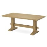 Trestle Solid Table Top w/ Trestle Table Base - T-7236T - Image 8