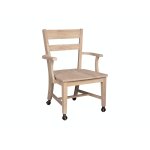 Castor Dining Chair on wheels