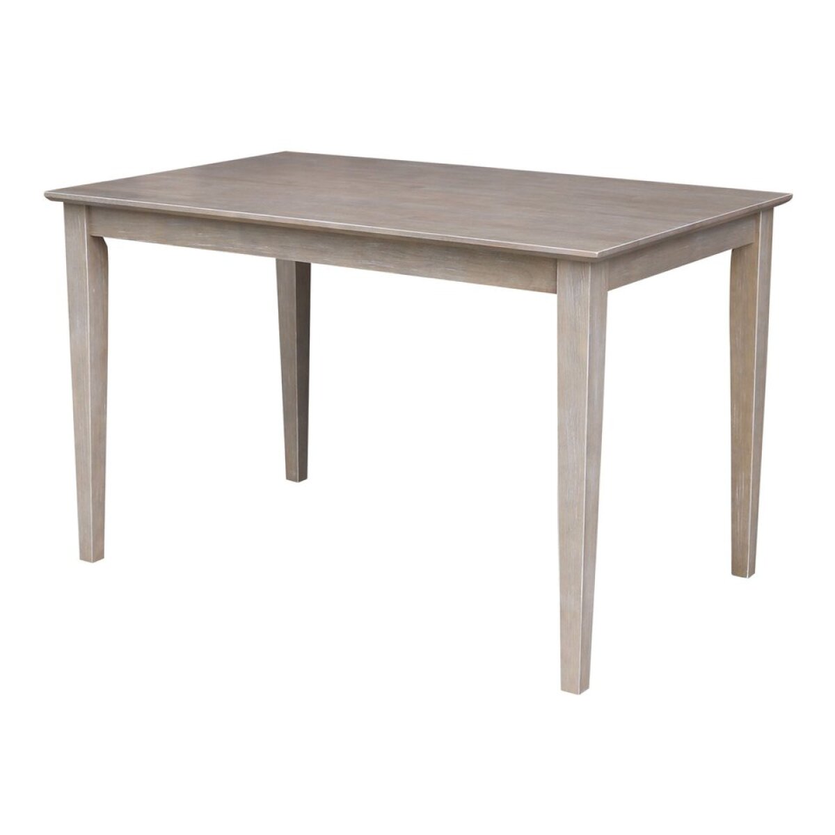 b3b15e5ba9818ec41117b67d3335f73e Dining Essentials - 30x48'' Square Table w/ 30'' Shaker Legs in Taupe Gray - T09-3048T - Image 1