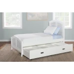 Tykes Bedroom - Chalk & White High Tide Arch Twin Bed - BD128-1202TH - Image 2