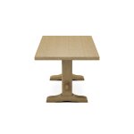 Trestle Solid Table Top w/ Trestle Table Base - T-7236T - Image 14