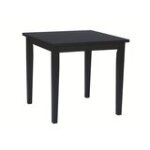 Dining Essentials - 36'' Square Top w/ 30'' Shaker Legs in Black - T46-3636T - Image 4