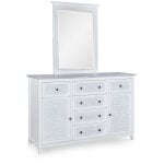High Tide Bedroom - 6 Drawer / 2 Door Dresser - BD128-1206D