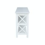 Home Accents - Sofa Table in White - Image 7