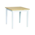 Dining Essentials - Square Table in White & Natural