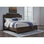 Vista Bedroom - The Vista Bed: Available in K, Q, and Tw in Coal - BD145-1502KH