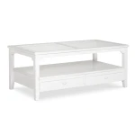 Home Accents - Amelia Glass Top Coffee Table