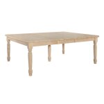 Butterfly Leaf Table Top w/30" H Thick Turned Legs (Set of 5) - T-6060XBT