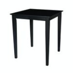 Dining Essentials - 30'' Square Table w/ 30''H Shaker Legs in Black - T46-30S - Image 4