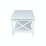 Hampton Collection Coffee Table in Pure White - Image 3