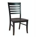 Cosmopolitan Collection - Roma Chair in Coal & Black