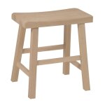 18" Saddle Seat Stool