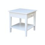 Destinations Collection - Spencer End Table in Pure White - Image 10