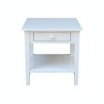 Destinations Collection - Spencer End Table in Pure White - Image 9