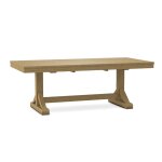 Canyon Butterfly Leaf Trestle Table w/ Canyon Trestle Base - T-8440XB - Image 3